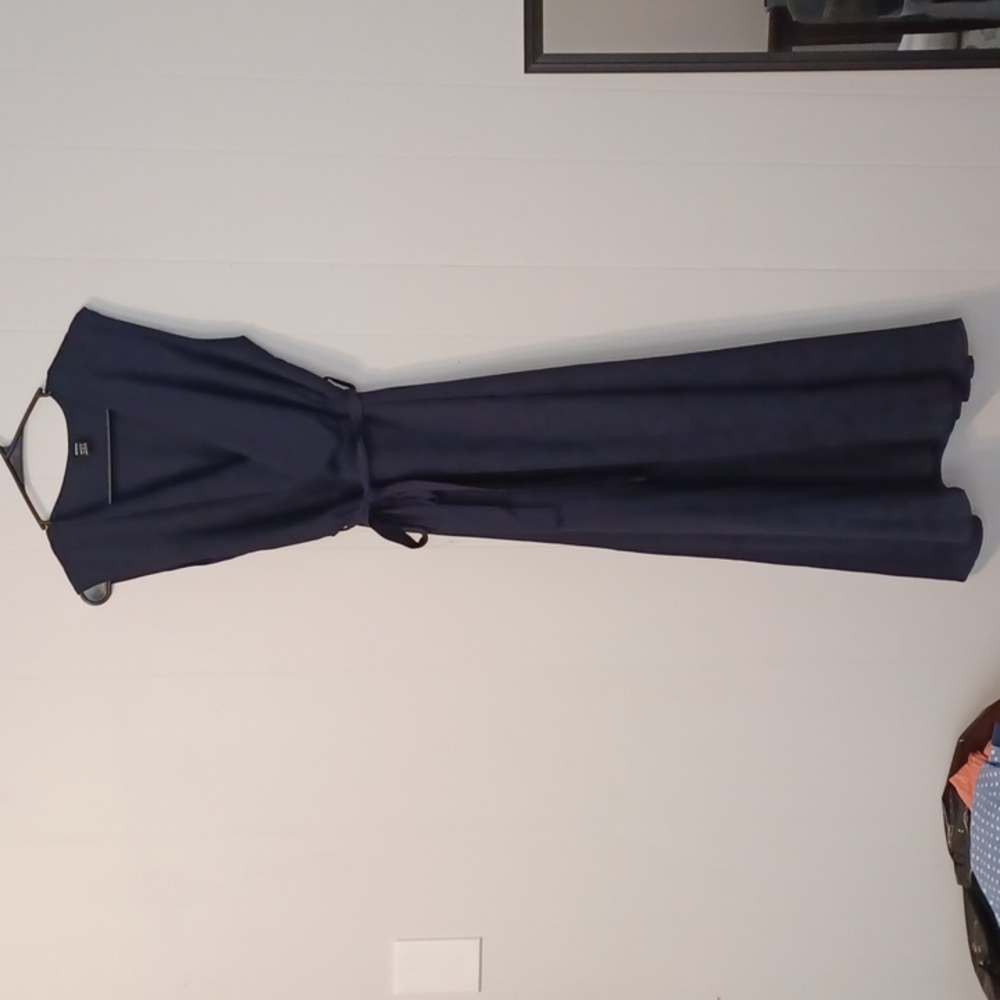 Womens dress, navy blue